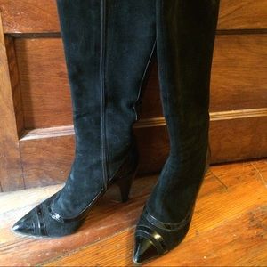 Marc Jacob Black Suede Boots